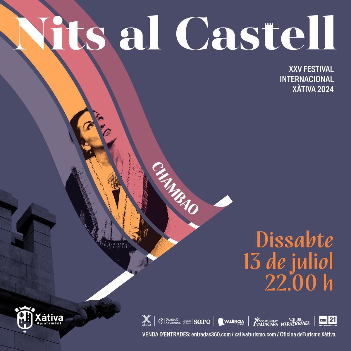 Chambao llega este sábado al Festival Nits al Castell de Xàtiva