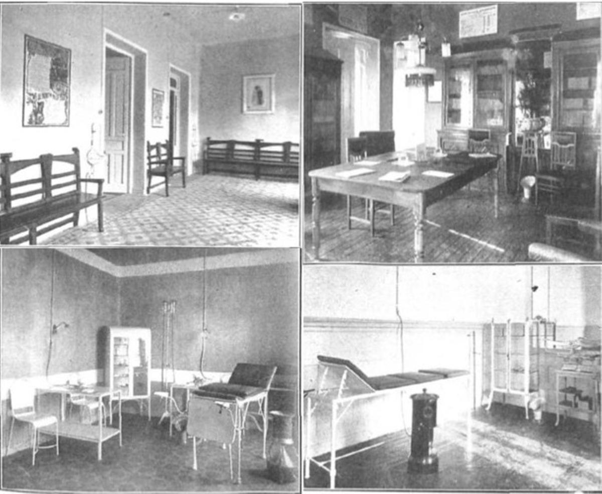 Salas interiores del antiguo Dispensario Antituberculoso
