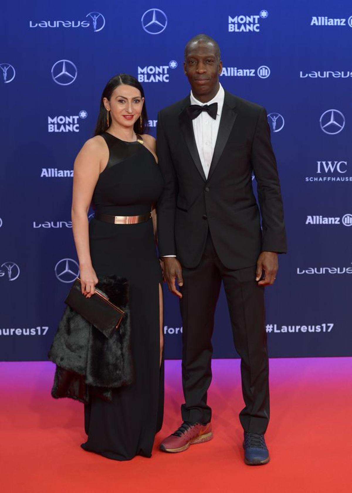 Premios Laureus 2017: Michael Johnson y su pareja