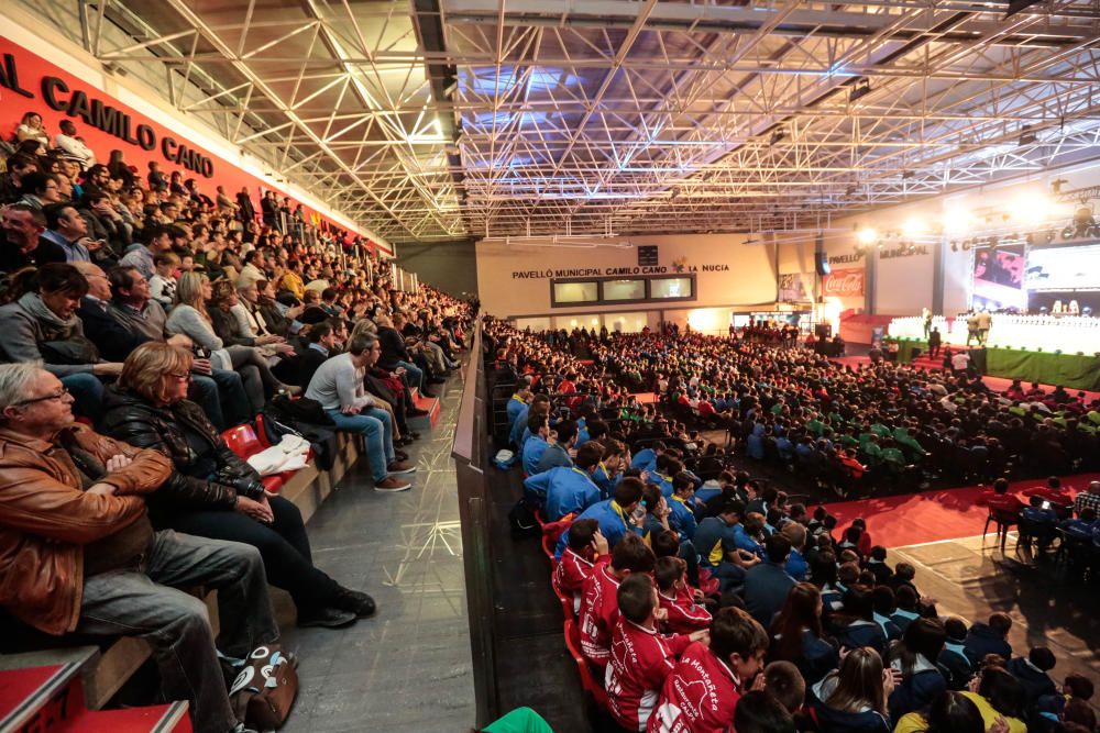 Más de 3.000 personas se reunieron en la Gala Anual de Fútbol Provincial celebrada ayer en La Nucía