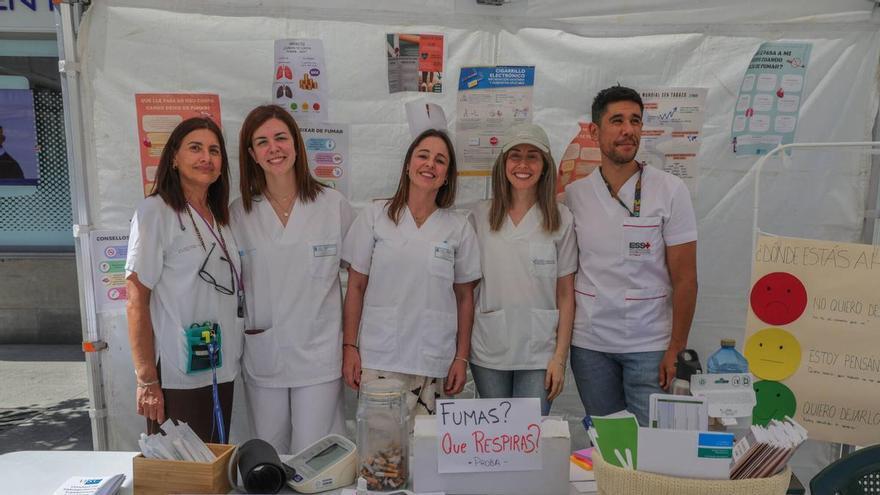 Vilagarcía suma una unidad antitabaco: «Vas a engordar dos kilos, seguro, pero ganas salud y un viaje a Cuba»