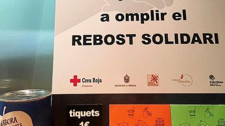 Els nous tiquets del Rebost Solidari i les guardioles