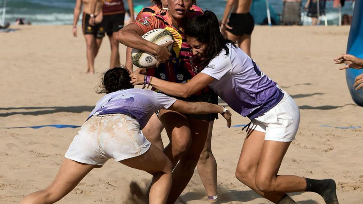 Rugby Playa Torneo Seven en Gandia