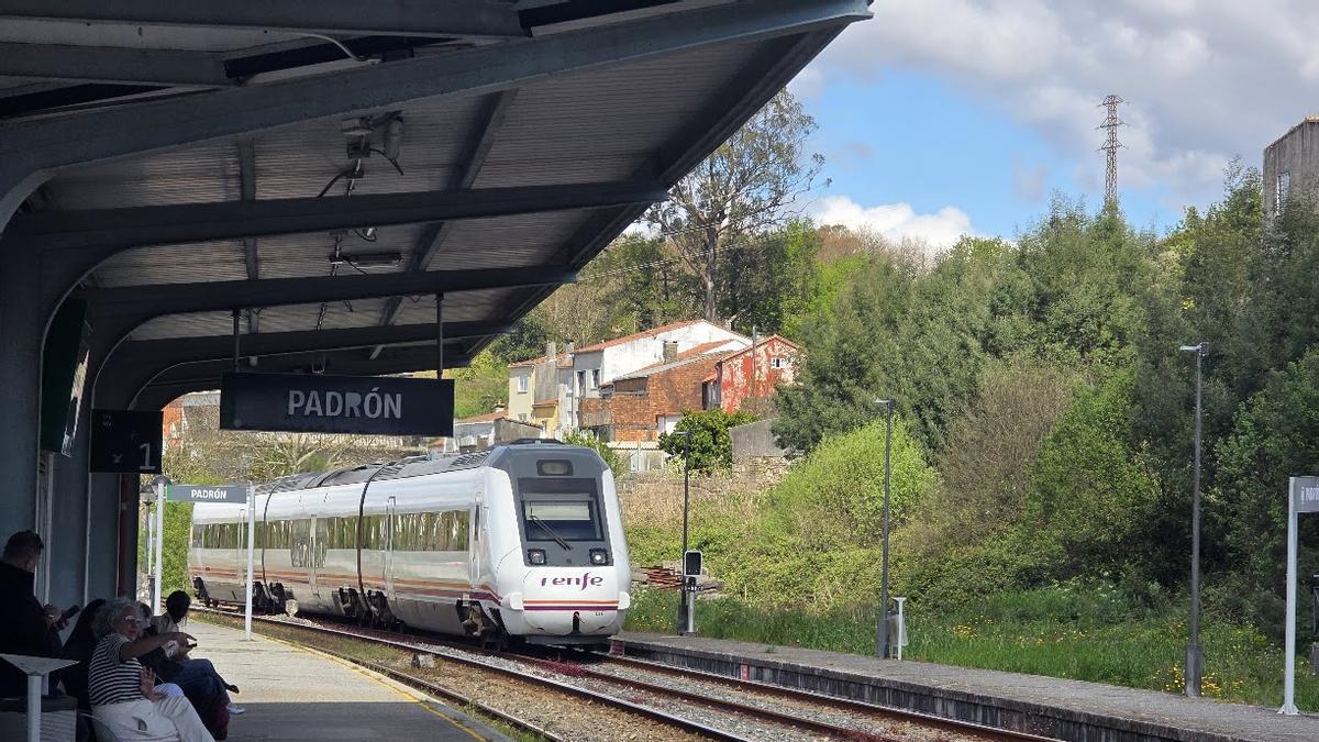 Estación de tren de Padrón.
