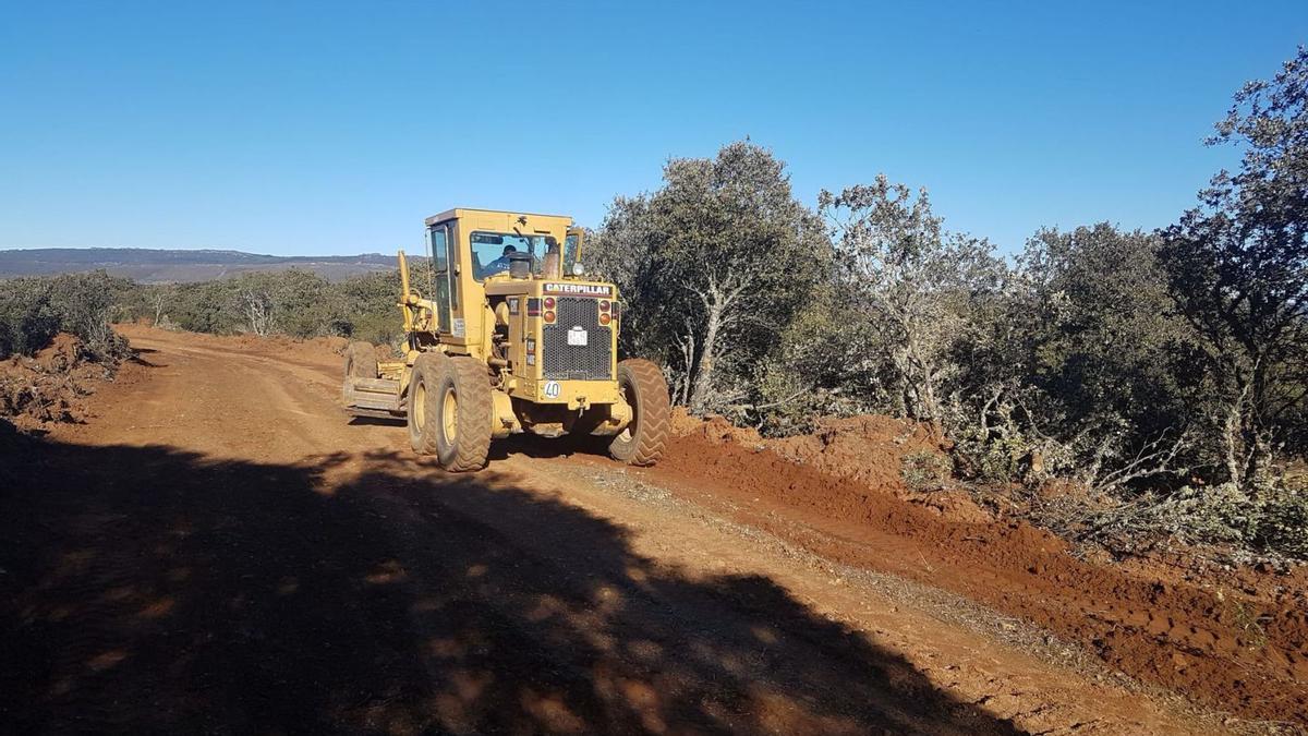 Obras de mejora del camino rural. | |  CHANY SEBASTIÁN