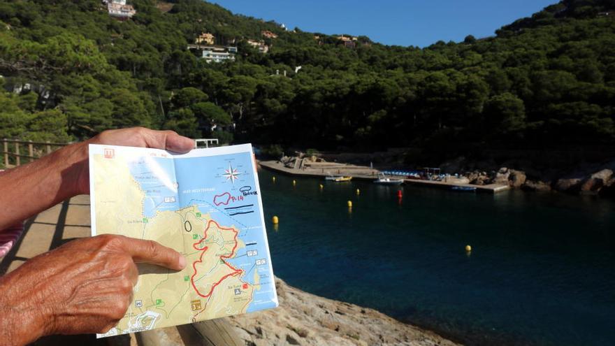 La cala d&#039;Aiguafreda de Begur, una zona afectada pel pla urbanístic