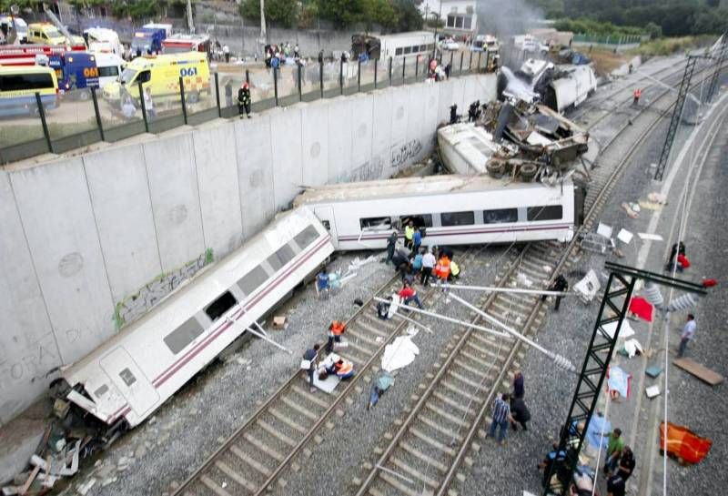 Fotogalería del accidente de Santiago