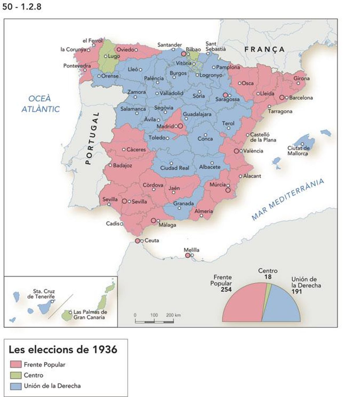 Eleccions al Congrés dels Diputats el febrer de 1936