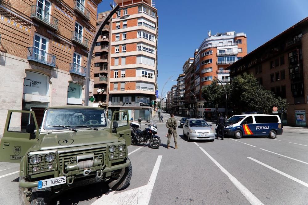 Murcia en su tercer domingo de confinamiento