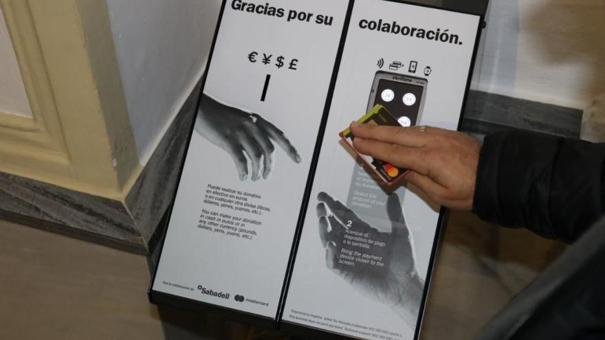 Dispositivo electrónico instalado en la iglesia de Cabezo de Torres