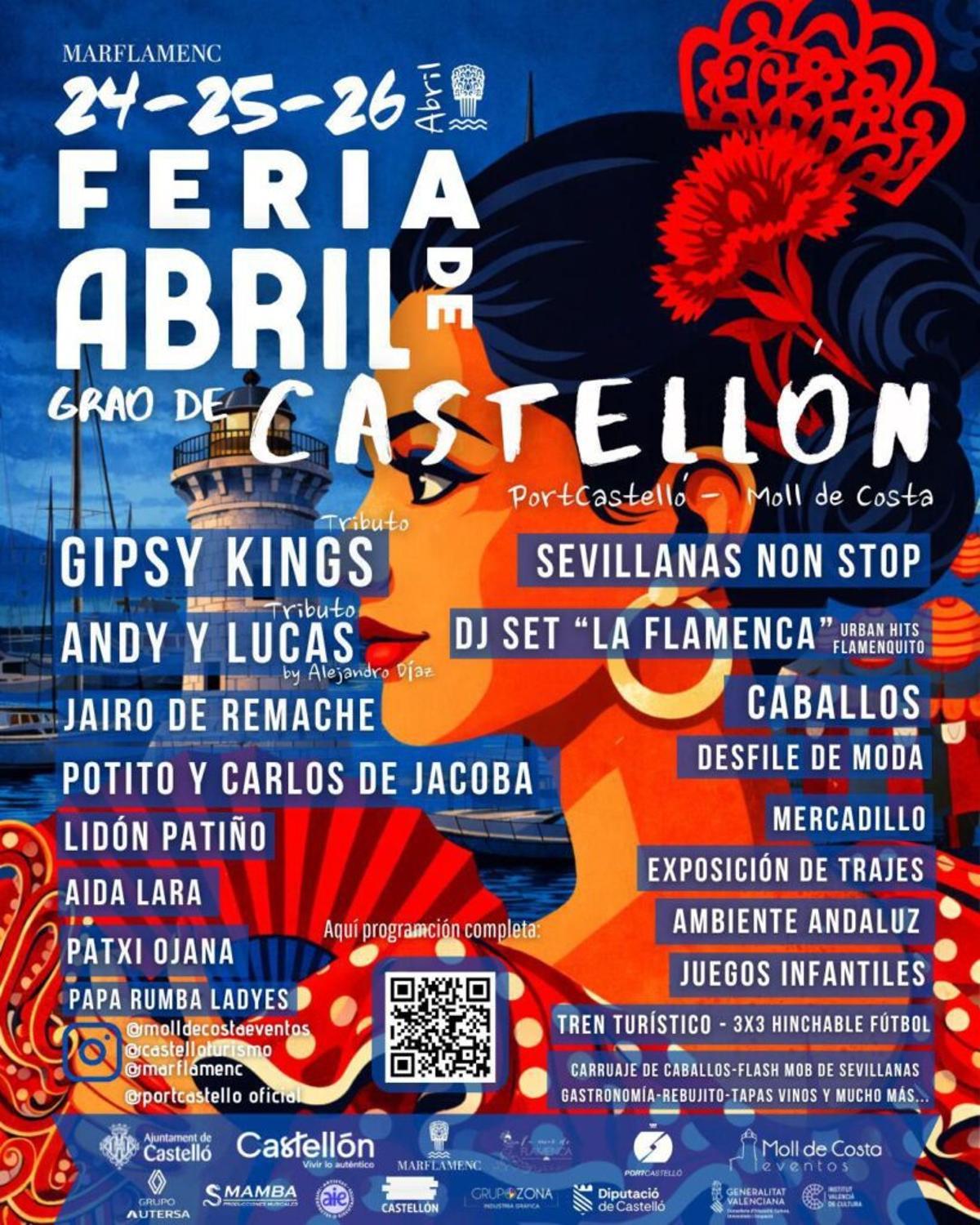 Cartel de la programación.