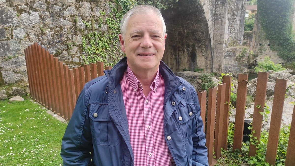 Severino Asprón, candidato a la alcaldía por el PSOE en Cangas de Onís.