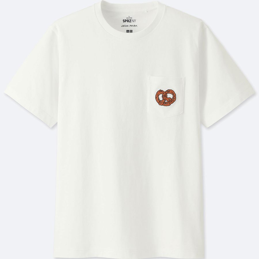 Camiseta básica con bolsillo de Uniqlo