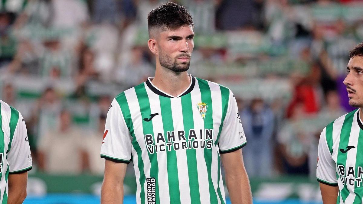 Theo Zidane, antes de un encuentro en El Arcángel.