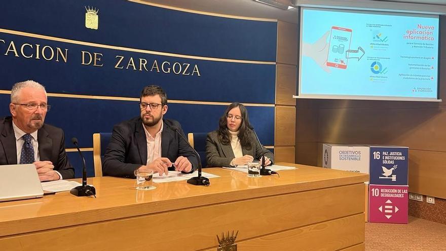 La nueva aplicación informática de la Diputación de Zaragoza agiliza y facilita los trámites al ciudadano.