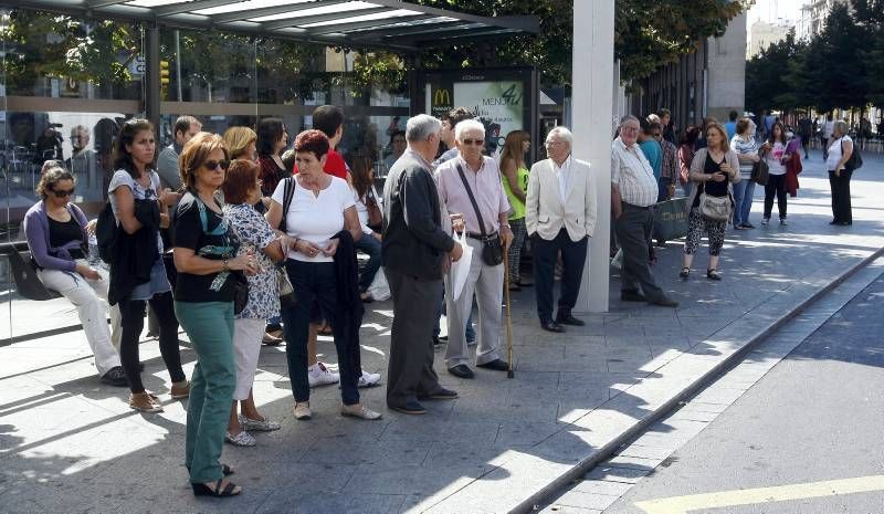 Fotogalería: Comienza la huelga del bus