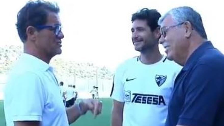 Capello vuelve a la concentración del Málaga