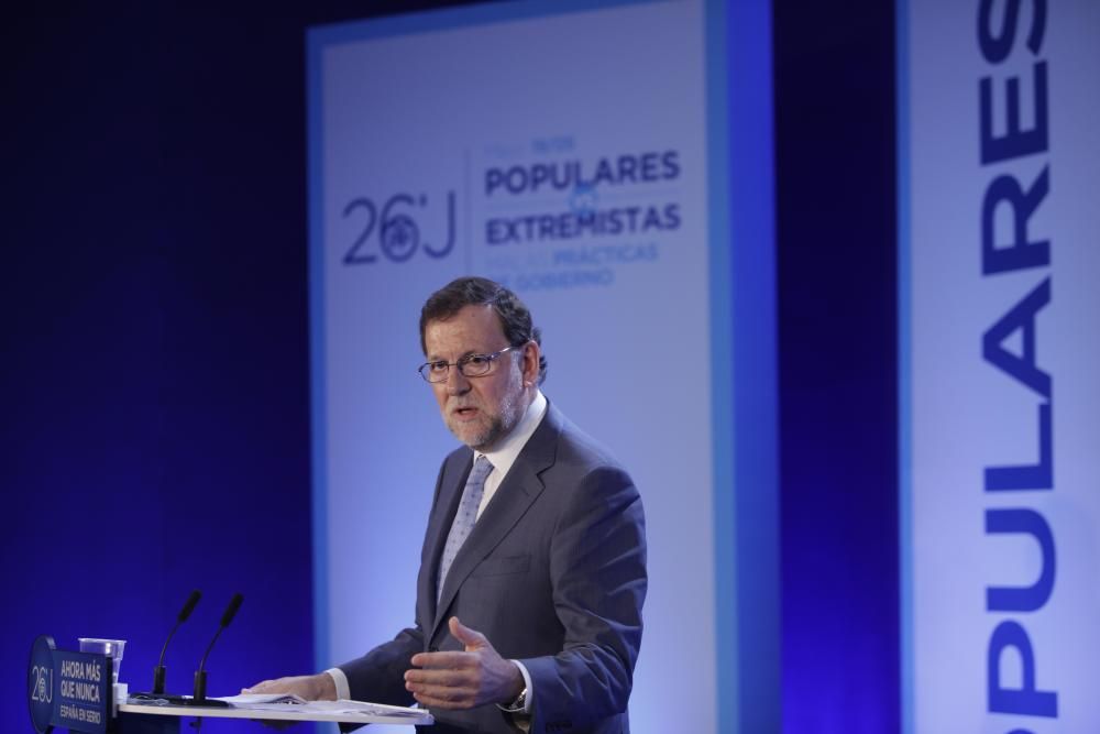 Rajoy cierra un acto del PP en Palma