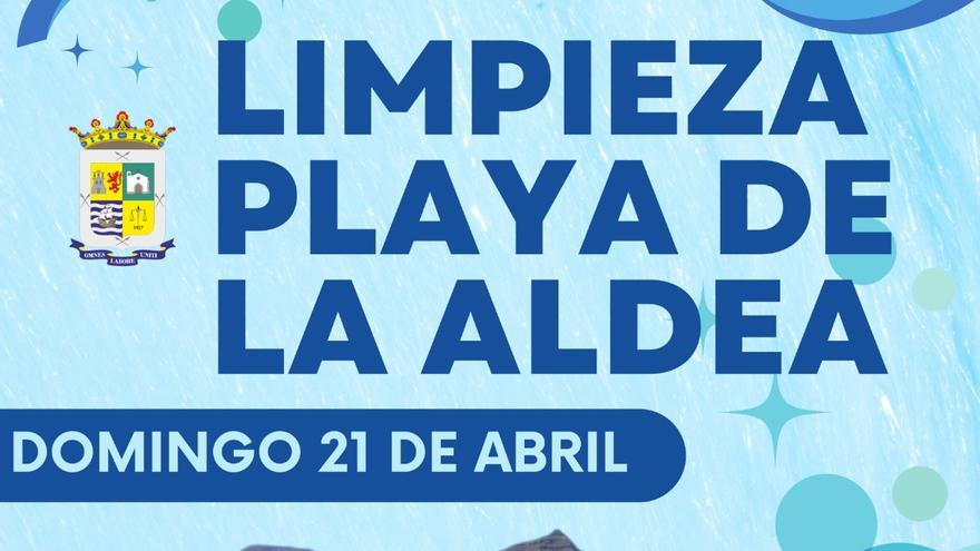 El Ayuntamiento de La Aldea de San Nicolás organiza una limpieza en la Playa de La Aldea