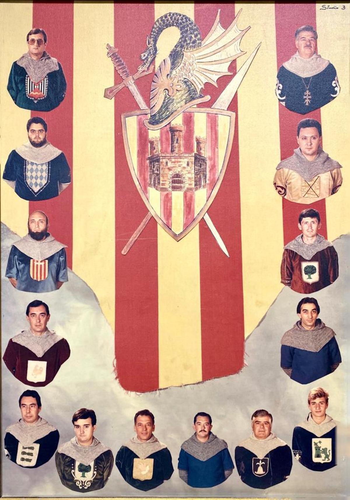 Crónica social. El Cabildo 84-87 recuerda su paso por la  Germandat dels Cavallers de la Conquesta de Castelló