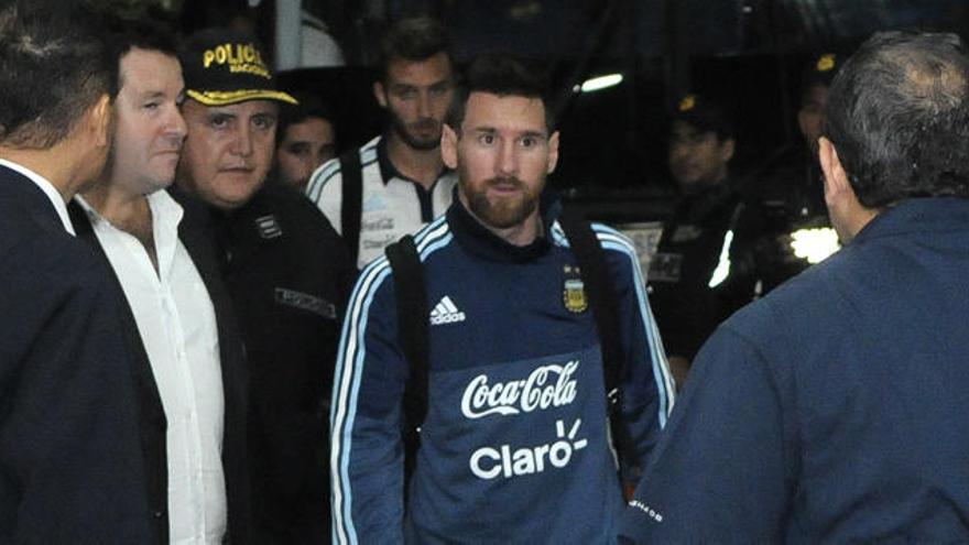 Messi, con la selección argentina