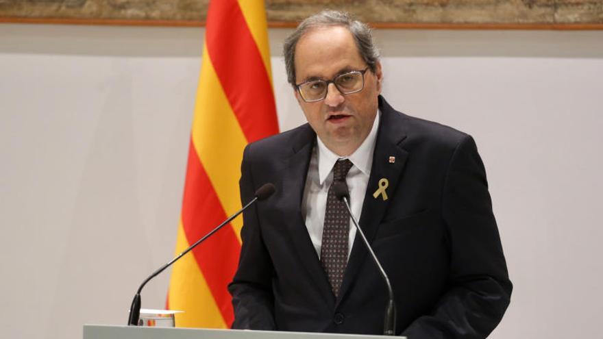 El president de la Generalitat, Quim Torra