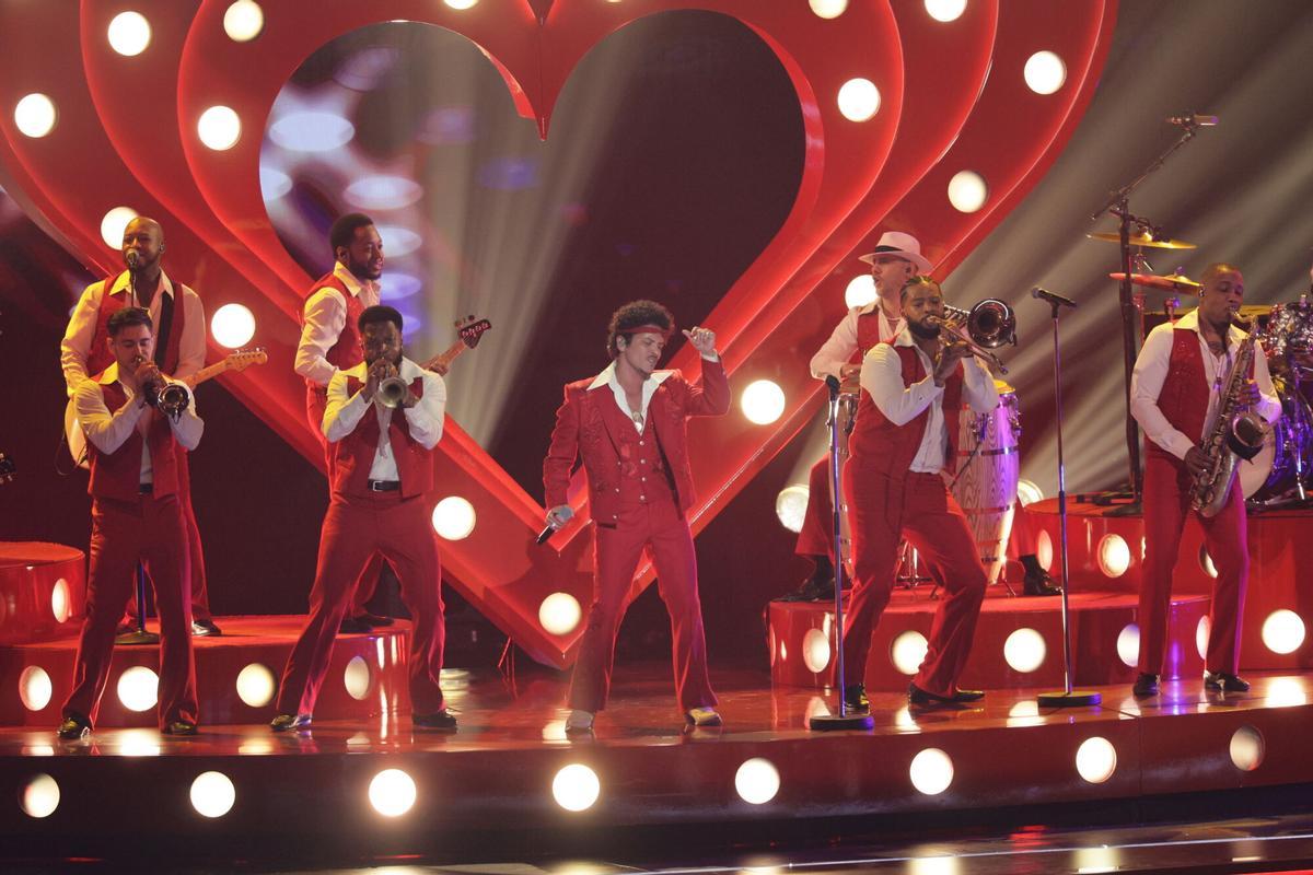 Bruno Mars durante la gala 68 de los Premios Grammy, en Los Angeles, el pasado 2 de febrero.
