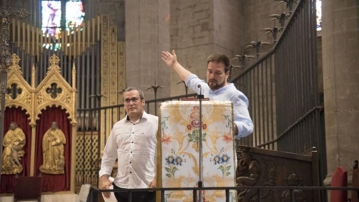 Álvarez i Martínez van presentar l’orgue durant la litúrgia | ALEX GUERRERO