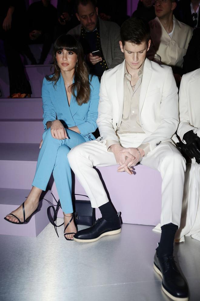 Aitana y Miguel Bernardeau, en el 'front row' de Boss en la Milan Fashion Week