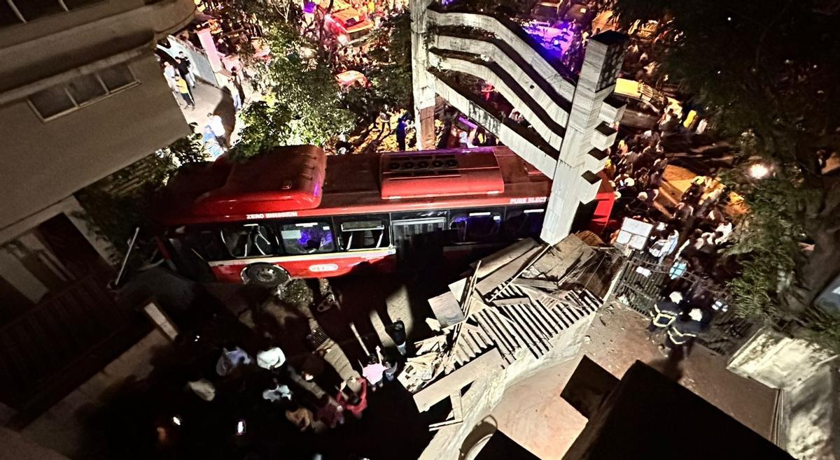 Accidente de autobús en la India.
