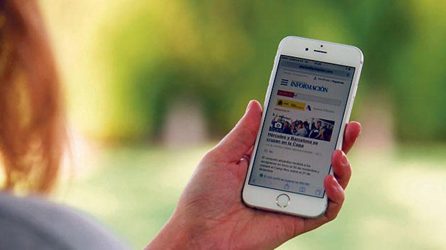 El móvil se ha convertido en un terminal donde recibir información.