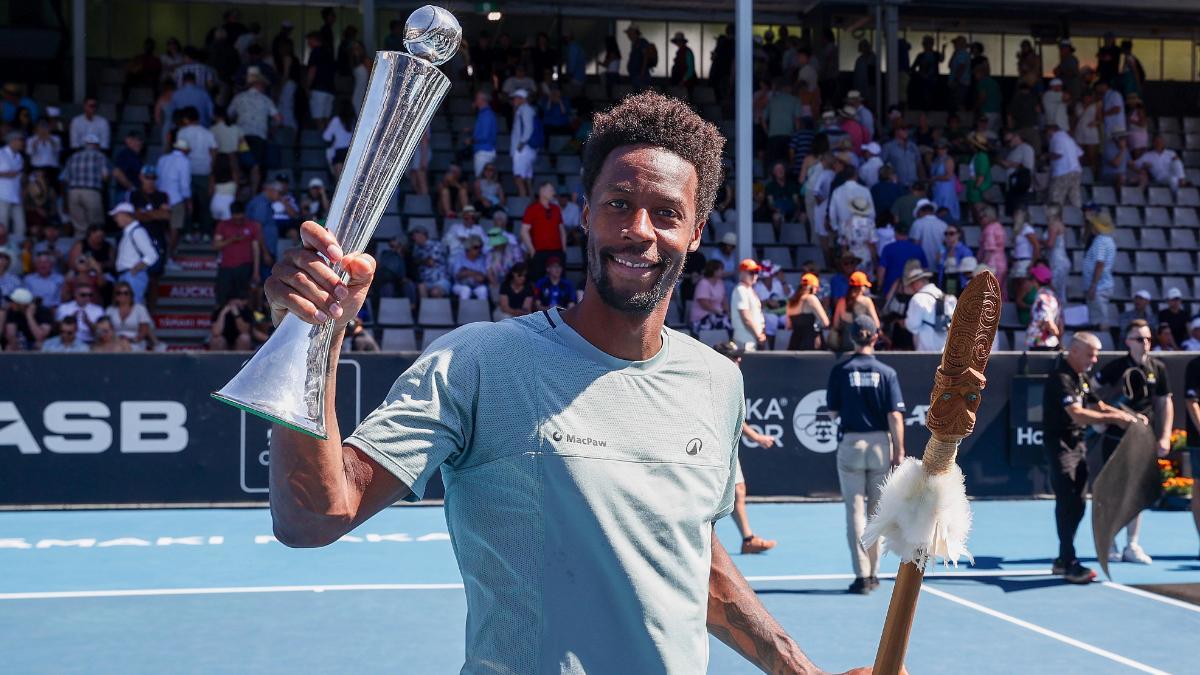 Gael Monfils campeón en Auckland