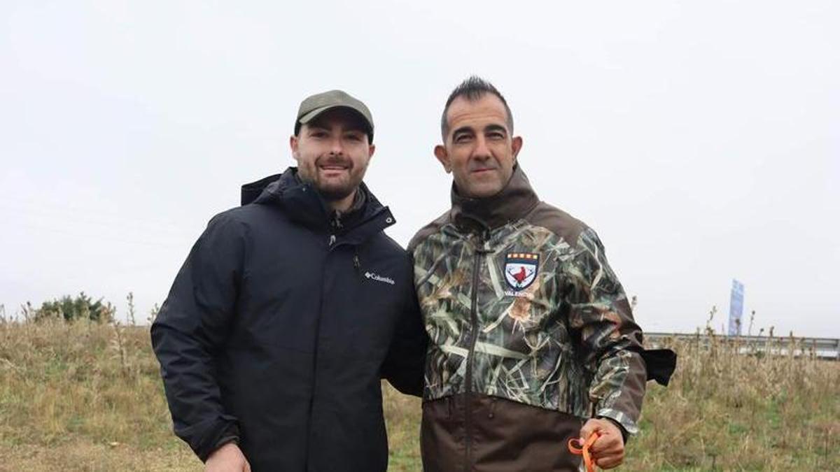 Manuel Sebastian y Sergio Minguez antes del campeonato.