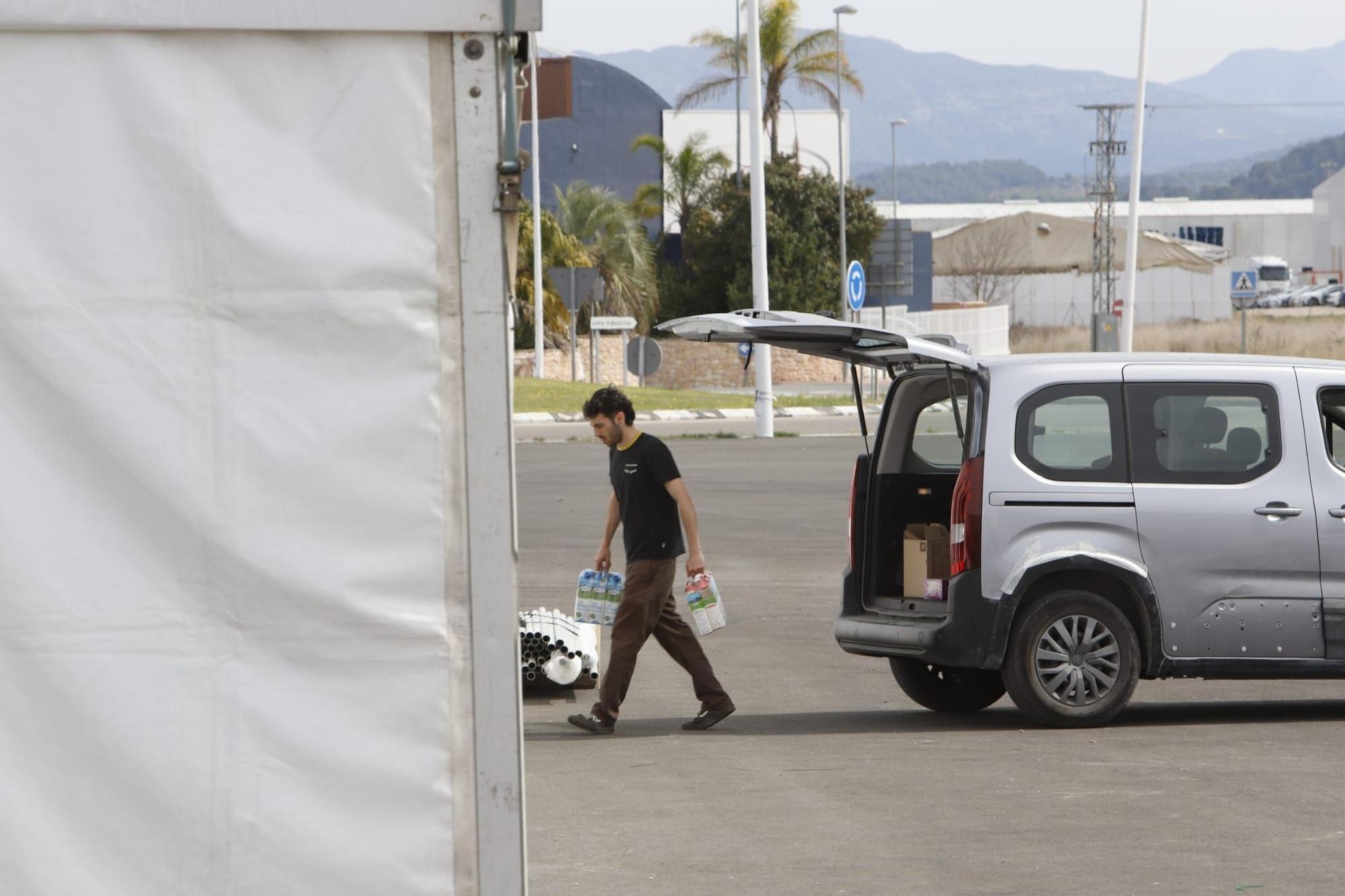 Así preparan los operarios el set de rodaje de Star Wars en Xàtiva