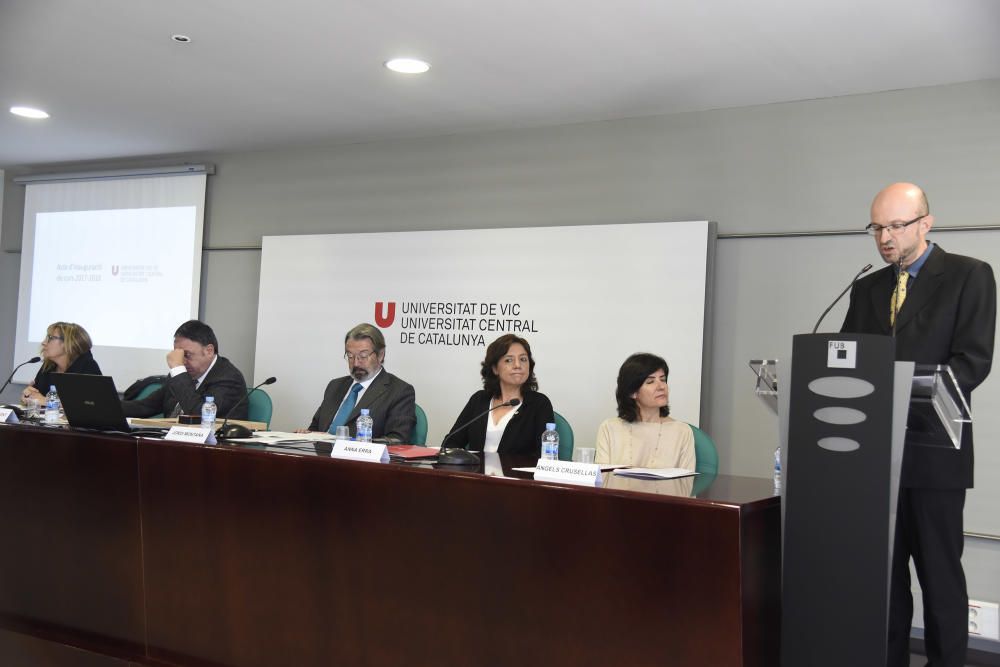 Inauguració del curs acadèmic 2017-2018 de la UVic