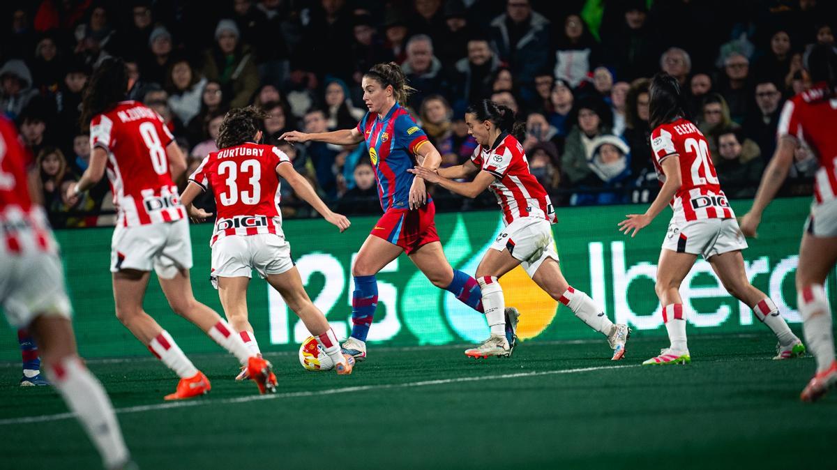 Alexia durante el partido de la Supercopa.