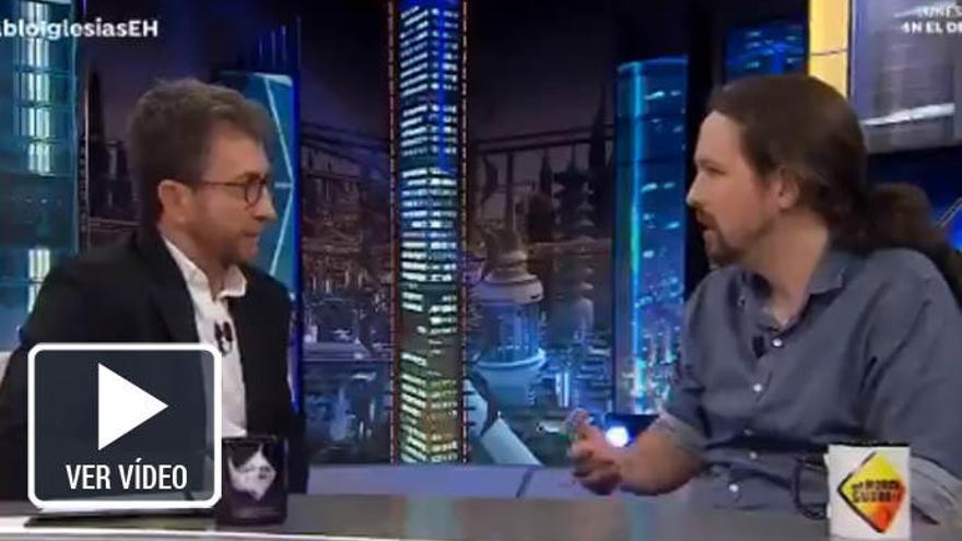 Iglesias, durante la entrevista.