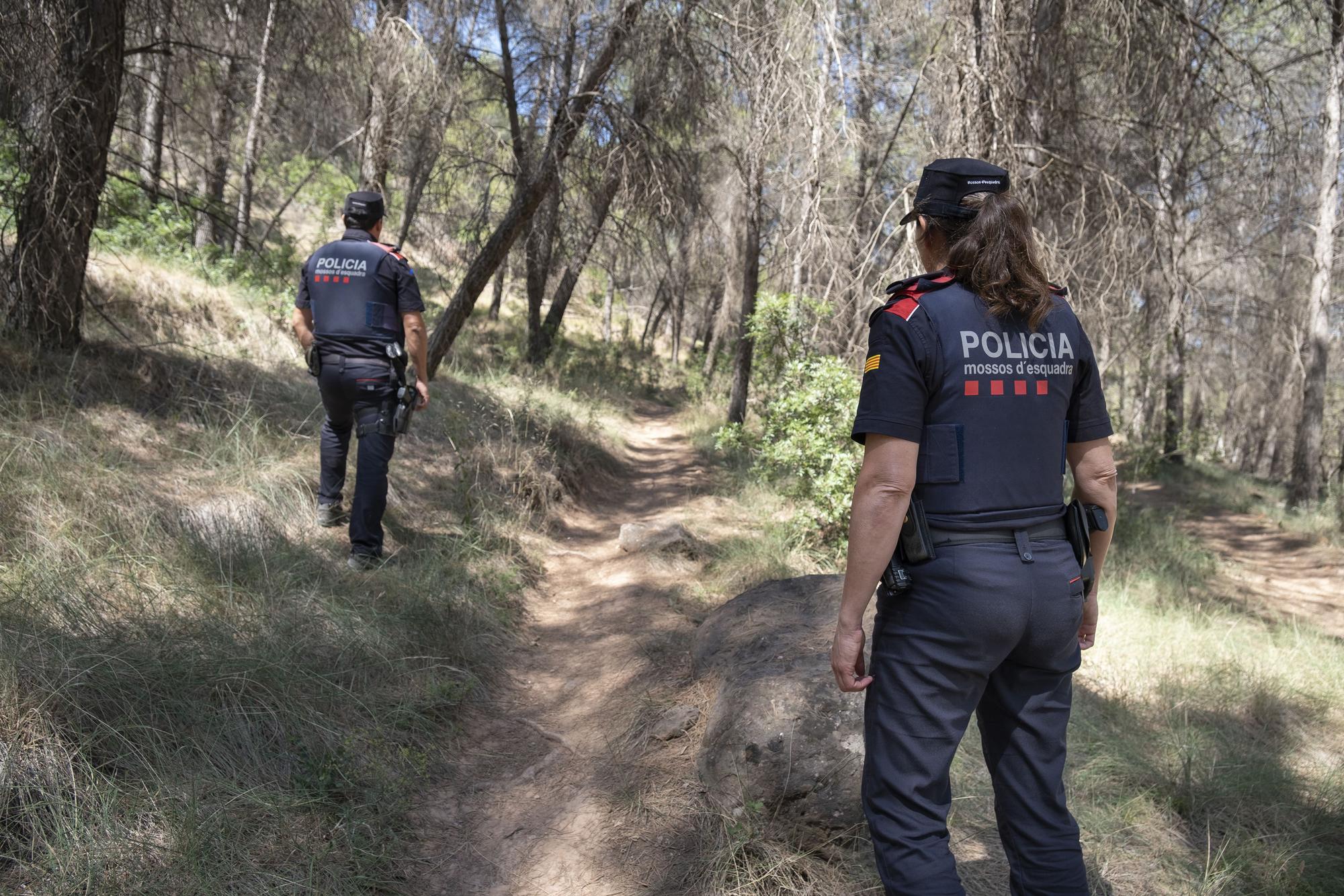 La Unitat Regional de Medi Ambient dels Mossos, en acció