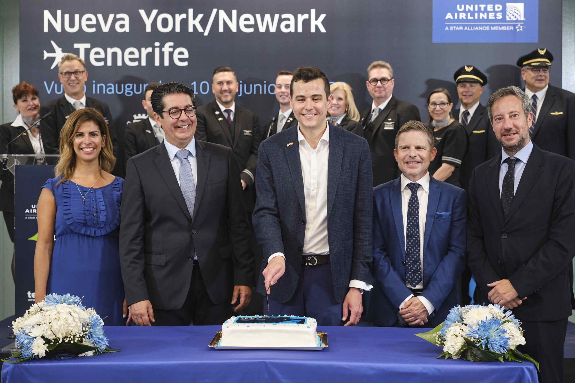 Vuelo inaugural Nueva York-Tenerife