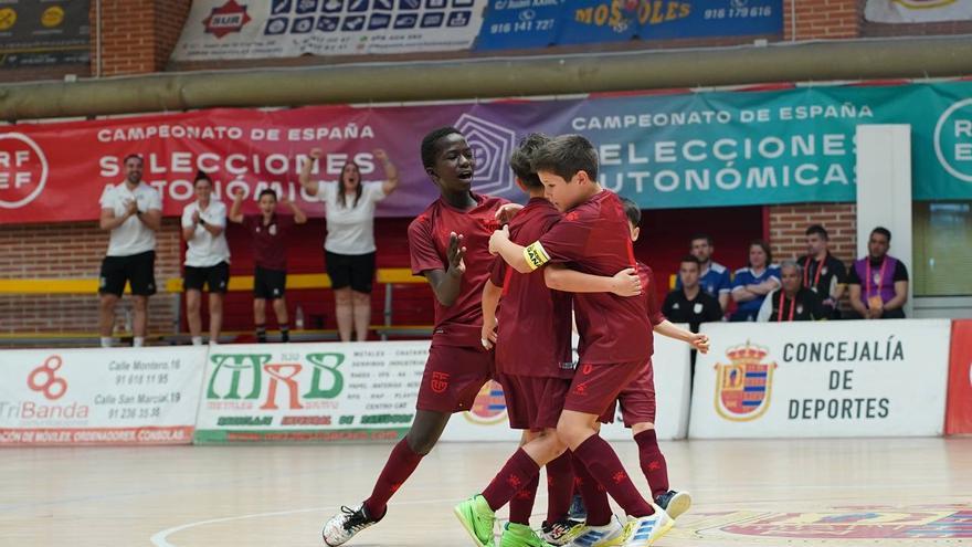 La selección murciana sub-10, a la final del Campeonato de España