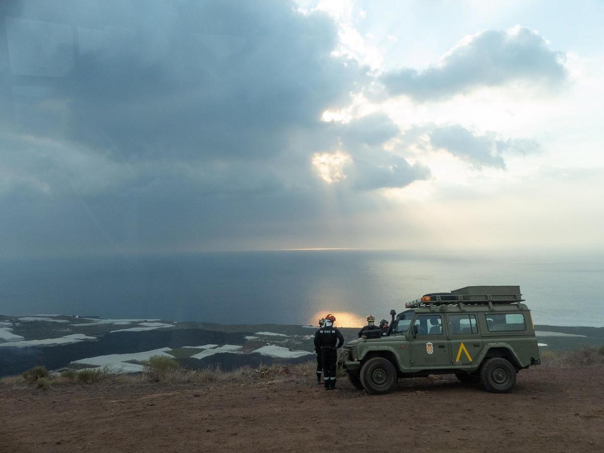 Una nova colada del volcà de la Palma avança a 70 metres/hora en direcció al mar