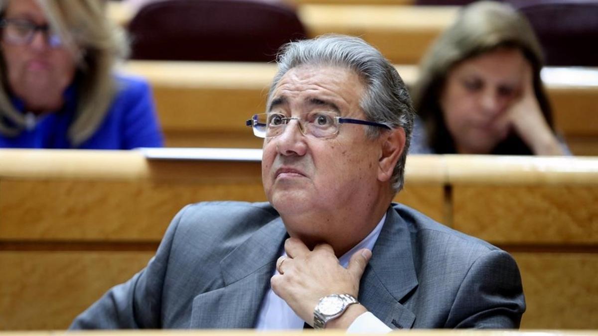 Juan Ignacio Zoido, en el Senado el pasado martes.