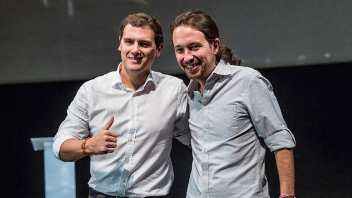 Albert Rivera y Pablo Iglesias