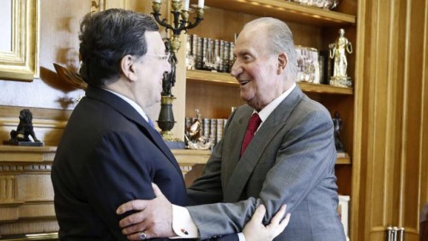 El Rey y Rajoy se reúnen con Durao Barroso