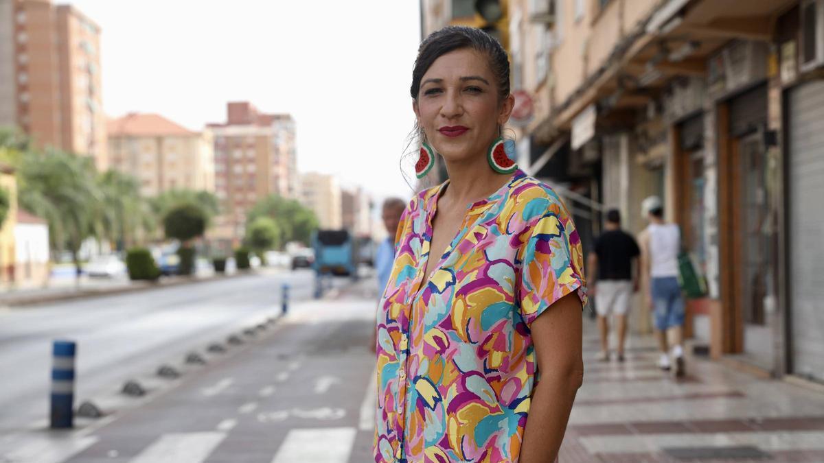 Toni Morillas, tras un encuentro con vecinos de la barriada de Las Delicias