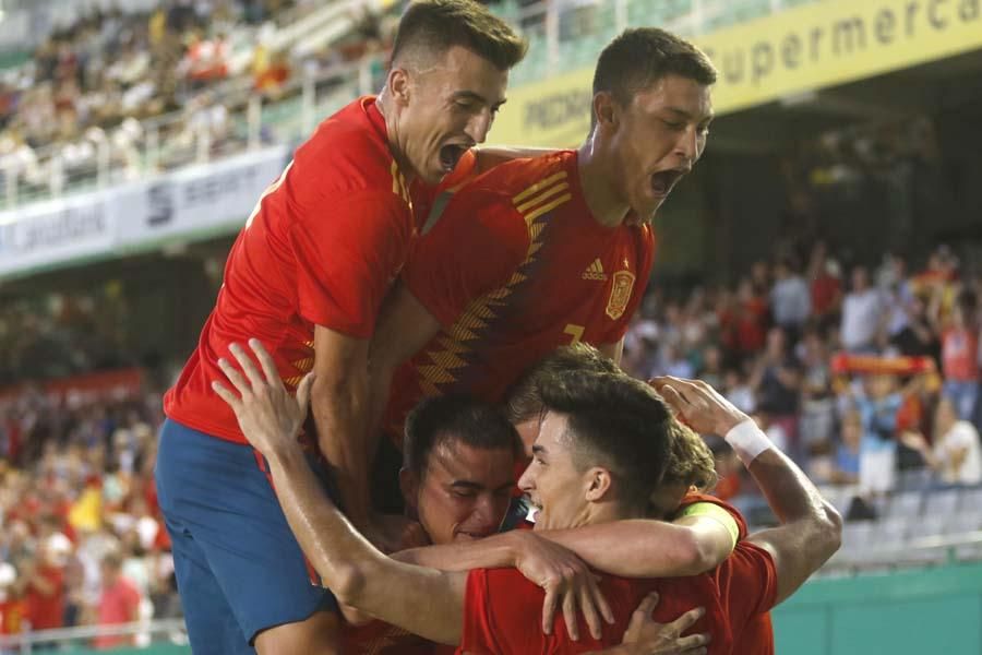 En imágenes España Sub 21 Alemania