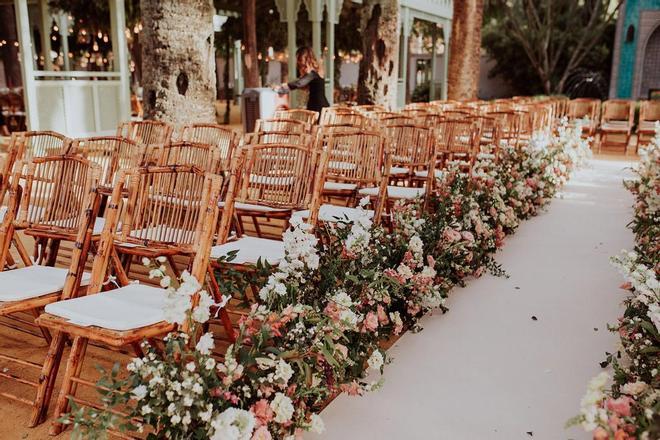 Flores en celebraciones de boda