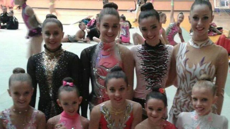 Éxito para las gimnastas de Benifaió, Almussafes y Carlet