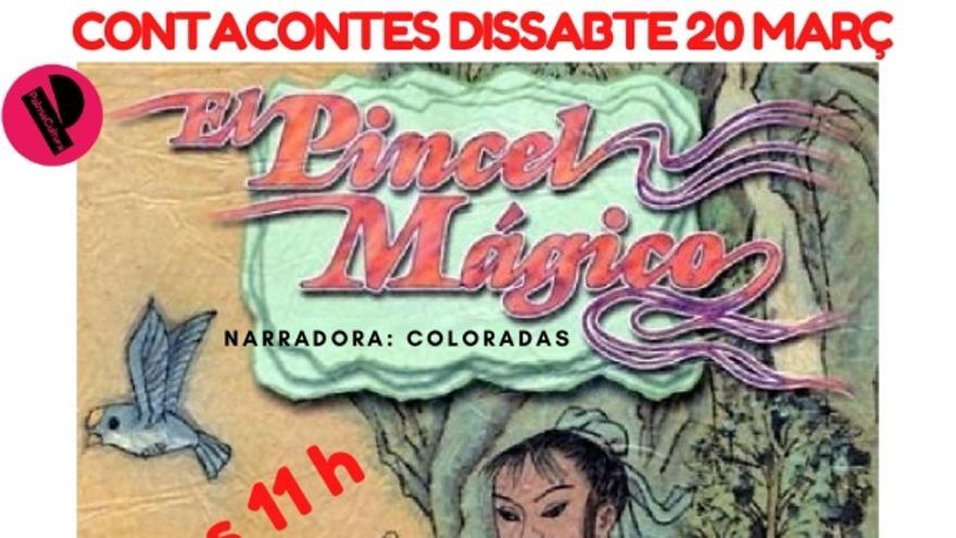 El pincel mágico. Narradora: Coloradas