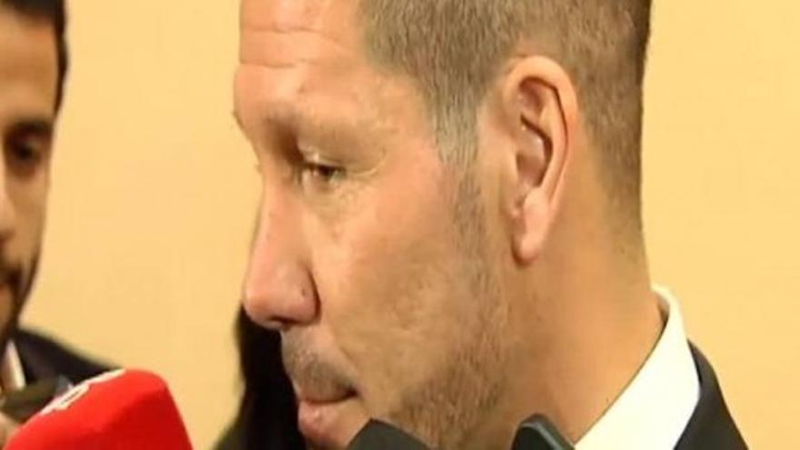 Simeone: “Invito a todos a vivir en paz”